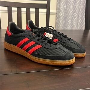 Adidas Handball Spezial Shoes Sneakers new black red JH5446 Mens Size 13